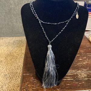 ZACASHA Tassle necklace with tiny beads
